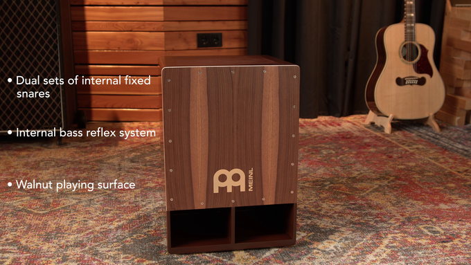 Subwoofer Cajon, Walnut video