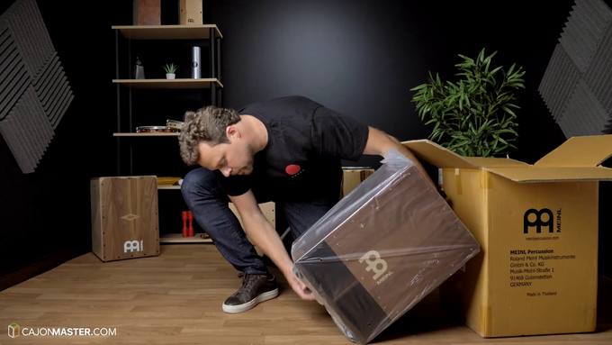 Subwoofer Cajon, Walnut video